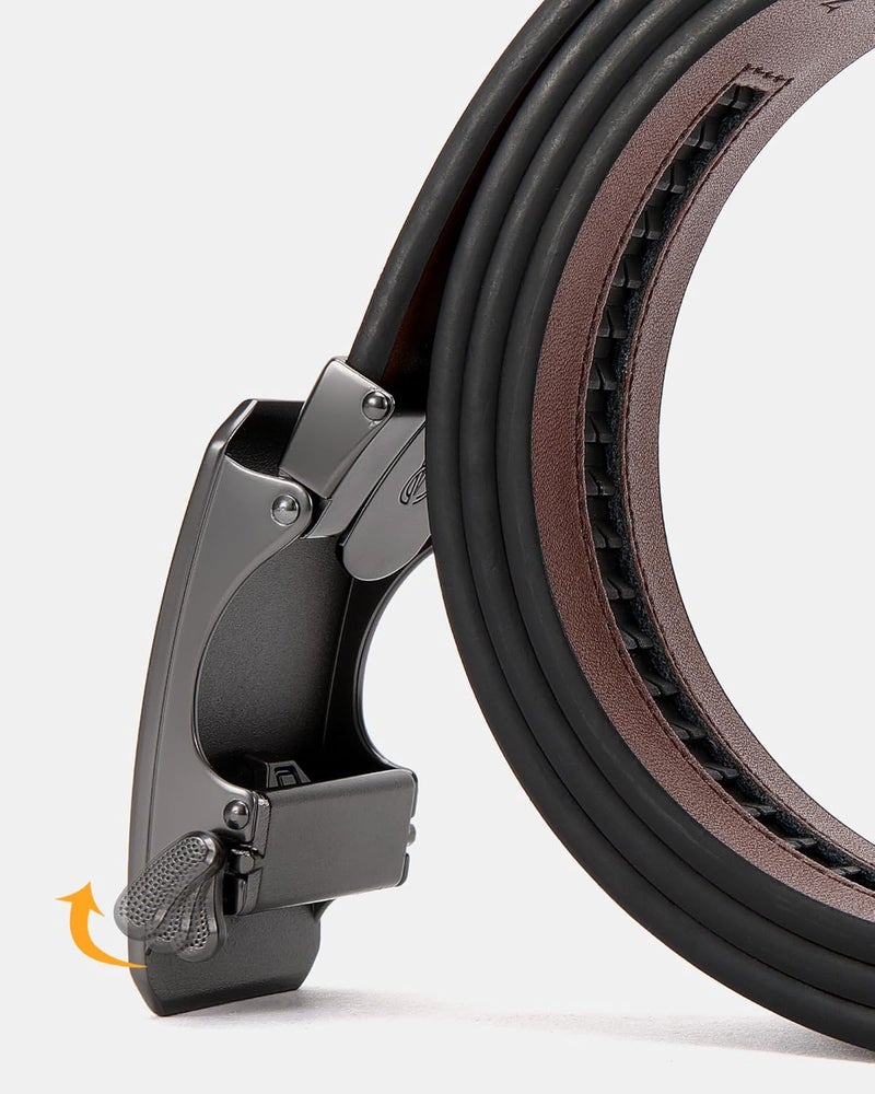 CHAOREN 40mm Ratchet Belt Buckle Only for 1 3/8 Slide Belt Strap, Automatic Click Buckle Adjustable - Image 2